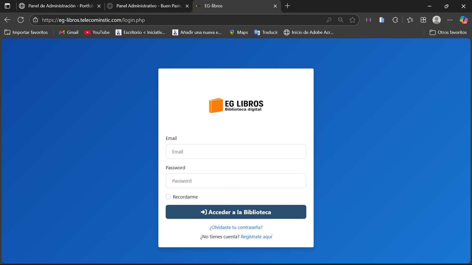 Implementación de una biblioteca digital